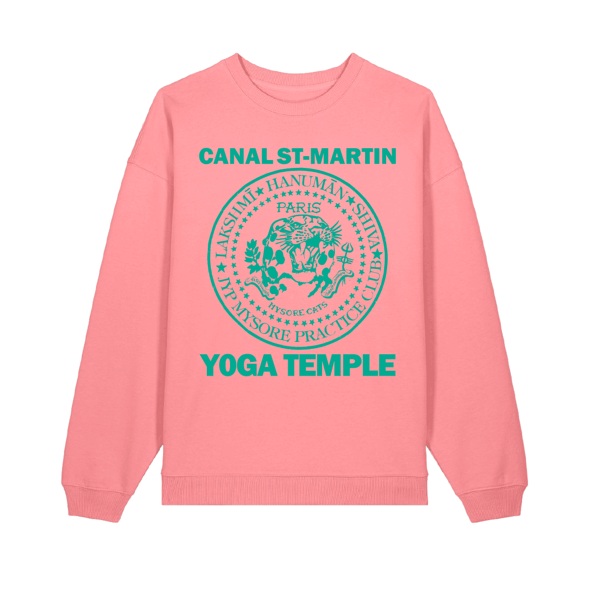 JIVAMUKTI – SWEATSHIRT – MYSORE CATS – Pink