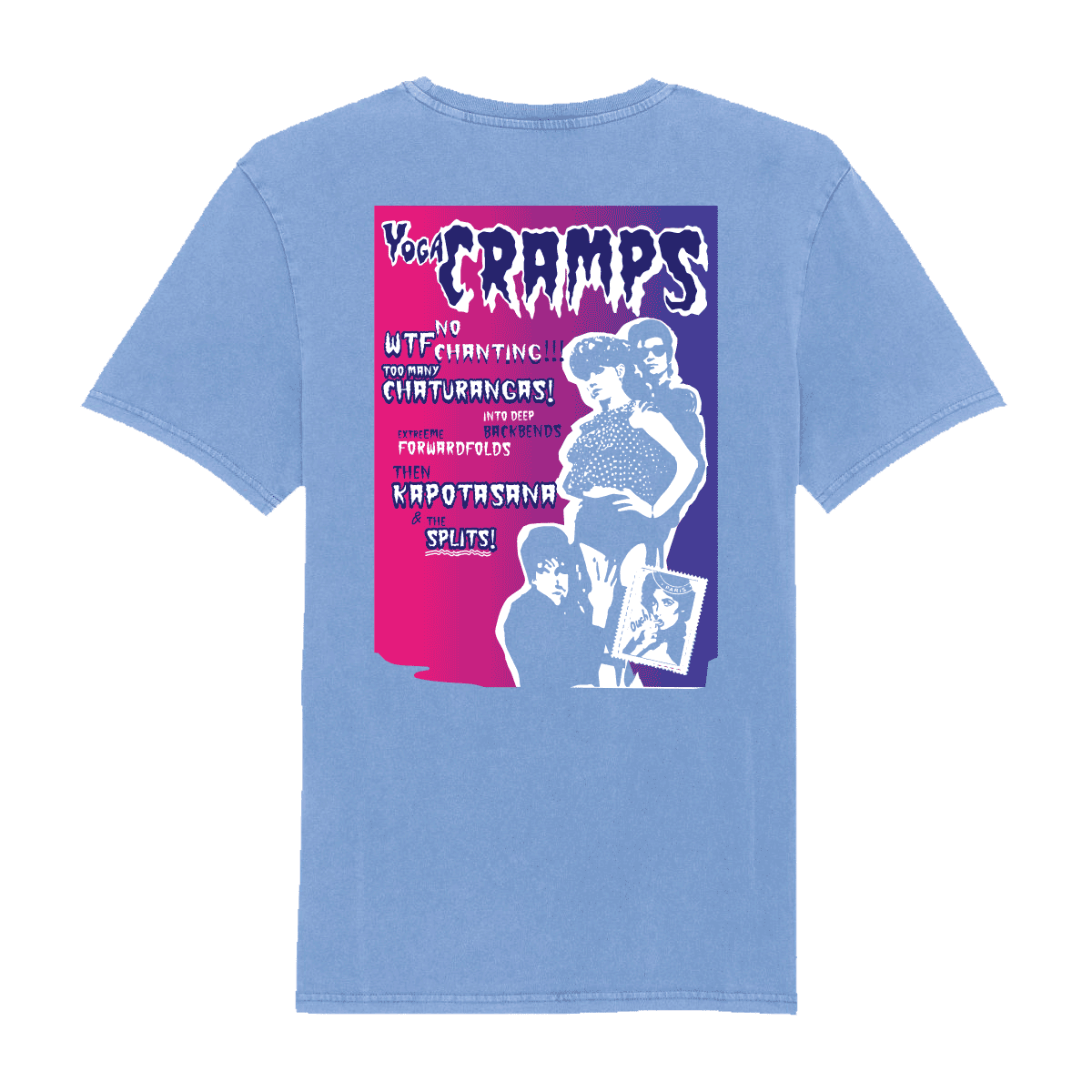 JIVAMUKTI – SHIRT – CRAMPS – BLUE