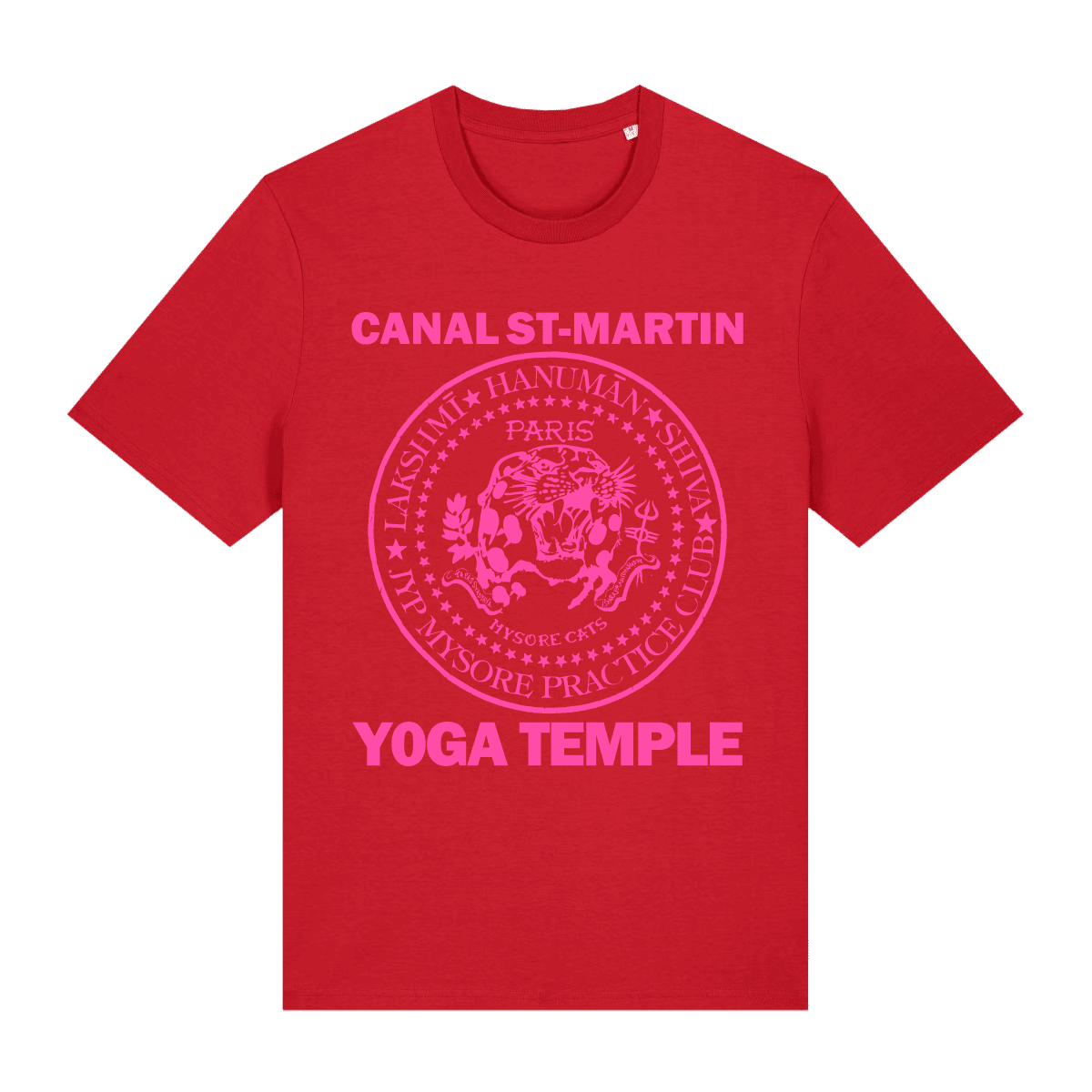 JIVAMUKTI – SHIRT – MYSORE CATS – RED